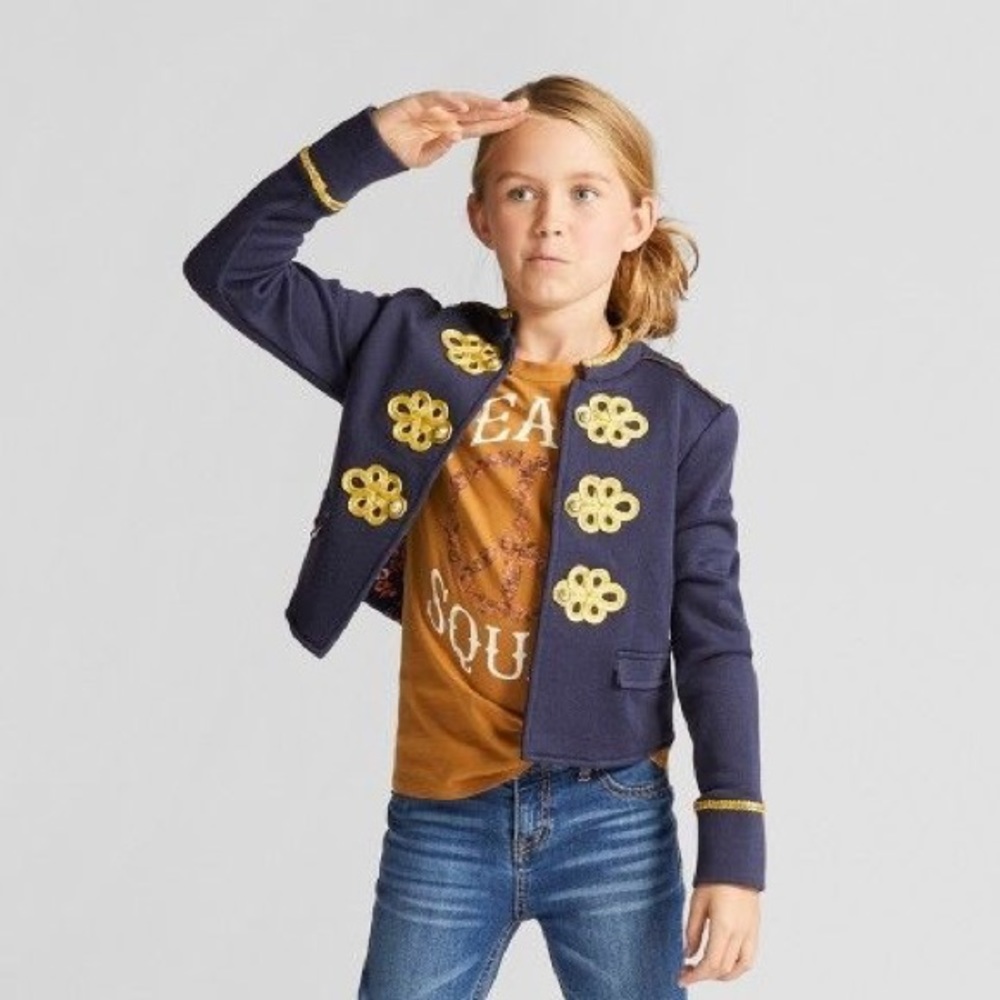 Girls military style jacket